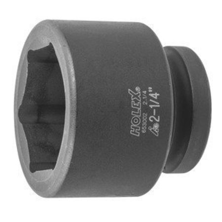 HOLEX Impact Socket, 1 inch Drive, 6 pt, 2-1/4 inch 653002 2.1/4